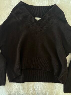 brown varsity Sweater